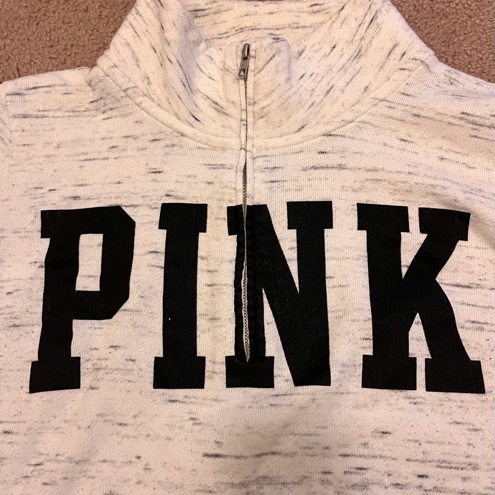 Victoria Secret PINK Half-Zip Pullover Sweater